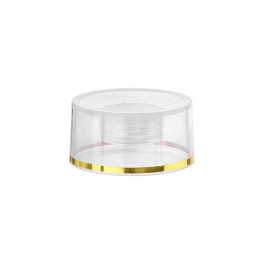 Stand up Cap – 35mm / Natural / Hot Foil Banding / Gold