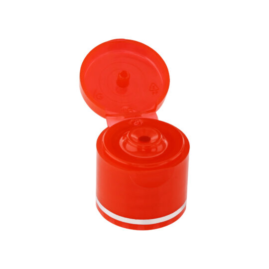 Disc Top Cap – 28/410 / Glossy / Black / Hot Foil Banding / Green