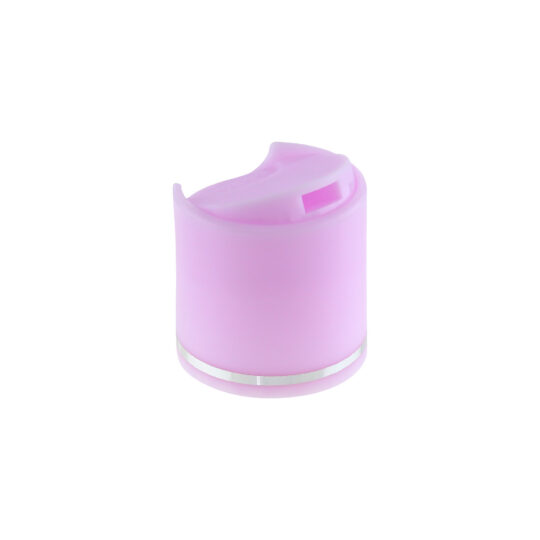 Disc Top Cap – 24/410 / Glossy / Pastel Pink