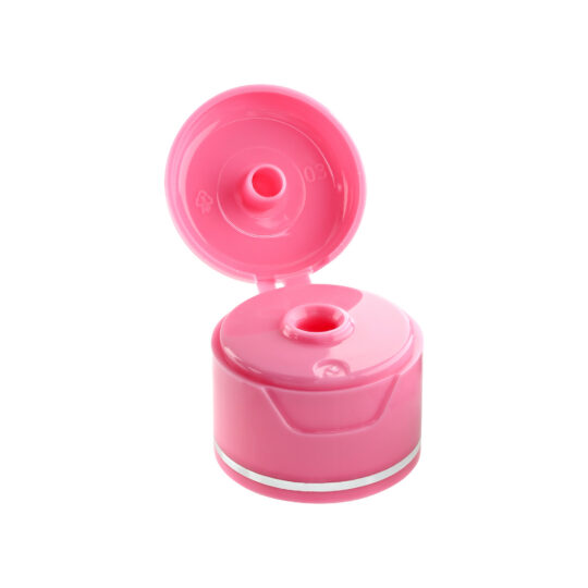 Flip Top Cap – 28/410 / Royal Pink / 3mm / Hot Foil Banding / Silver