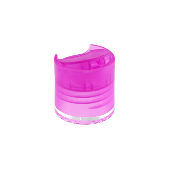 Disc Top Cap – 28/410 / Glossy / Transparent Blue