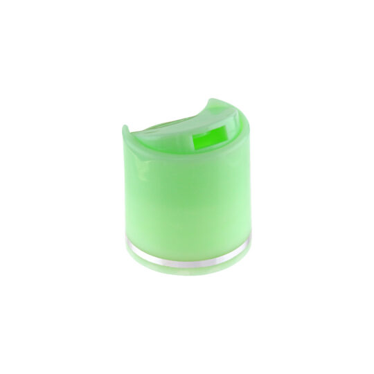 Disc Top Cap – 24/410 / Glossy / Transparent Blue