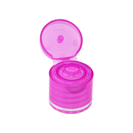 Flip Top Cap – 24/410 / Natural / UV Metalising / Rose Gold