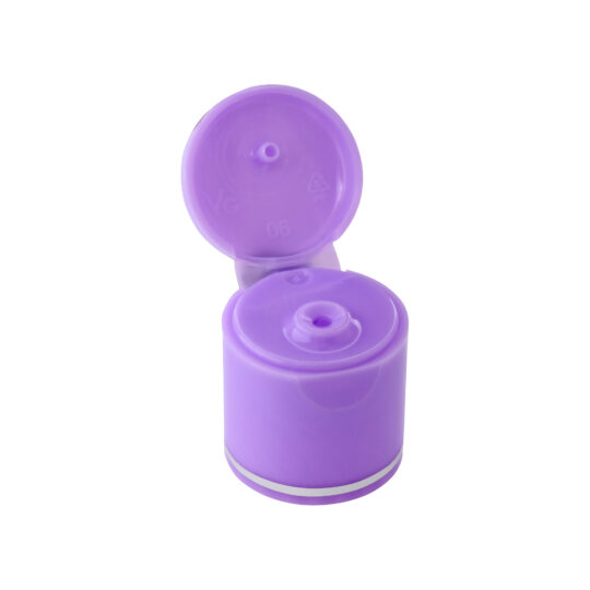 Flip Top Cap – 20/410 / White / UV Metalising / Silver