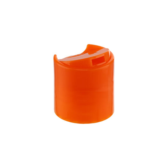 Disc Top Cap – 24/410 / Glossy / Light Orange