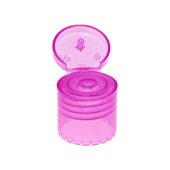 Flip Top Cap – 24/415 / Transparent Pink / 3mm