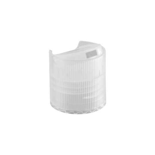 Disc Top Cap – 24/410 / Ribbed / Natural