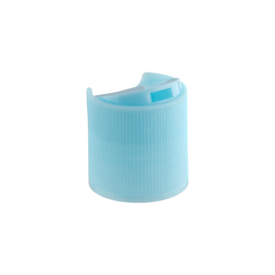 Disc Top Cap – 24/410 / Ribbed / Light Blue