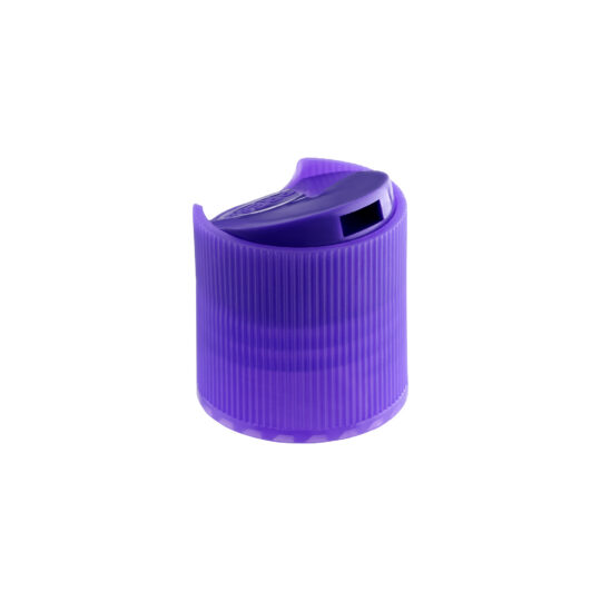 Disc Top Cap – 24/410 / Ribbed / Violet Toy Dark