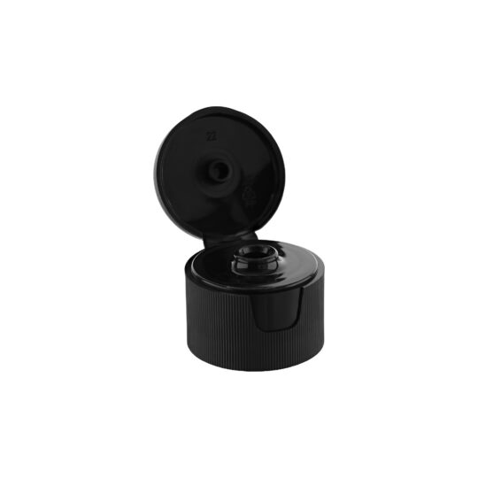 Flip Top Cap 28/410 – 28/410 / Ribbed / Black / 5mm