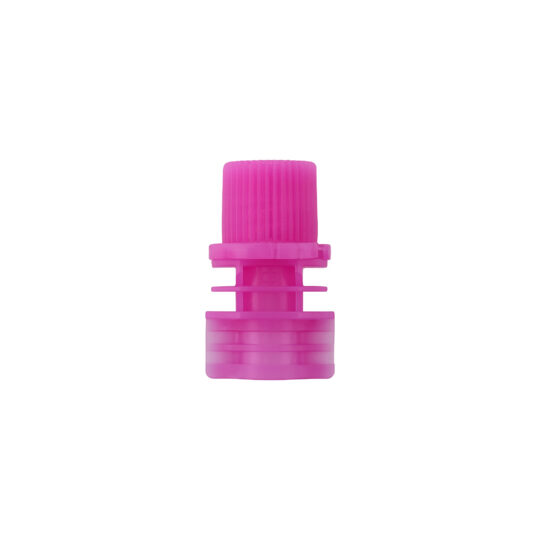 Spout & Cap – 8.6mm / Ribbed / Transparent Pink