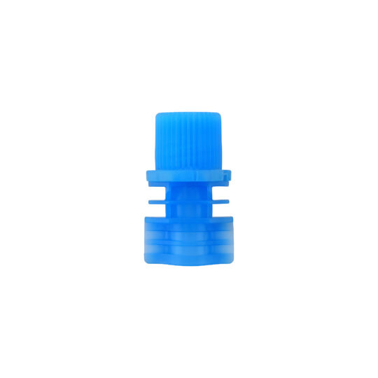 Spout & Cap – 8.6mm / Ribbed / Transparent Blue