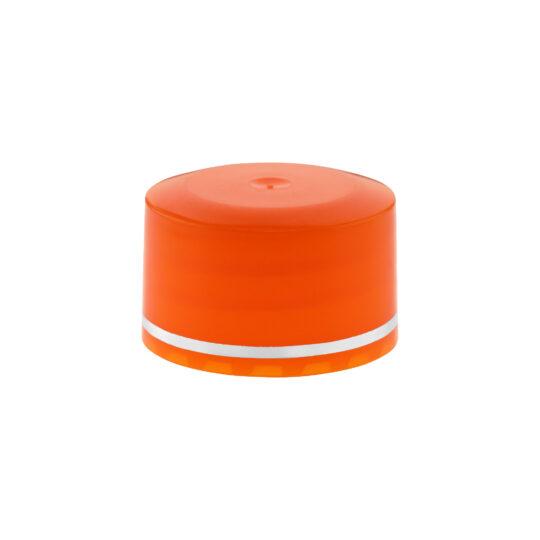 Screw Cap – 28/410 / Light Orange / Hot Foil Banding