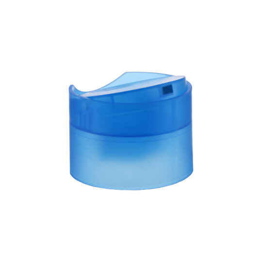Disc Top Cap – 46mm (24/410) / Matt / Transparent Blue