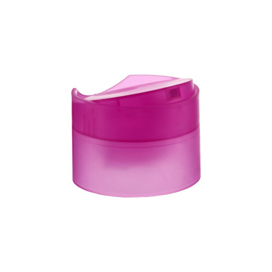 Disc Top Cap – 46mm (24/410) / Matt / Transparent Pink