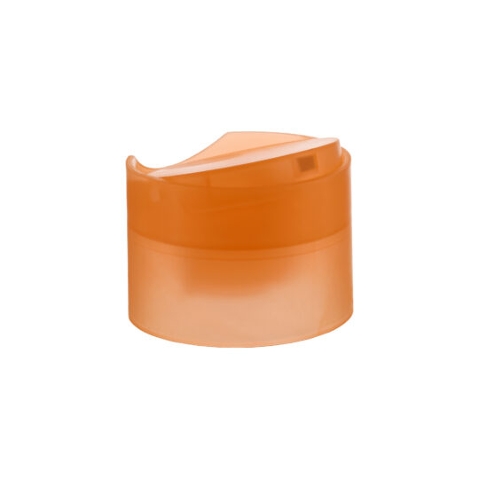 Disc Top Cap – 46mm (24/410) / Matt / Transparent Orange